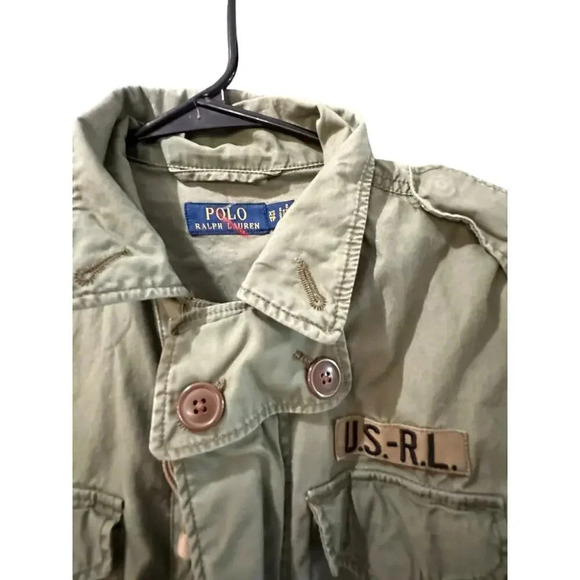 Polo Ralph Lauren Beaded Military Army Field Jacket Size XS - Picture 4 of 12